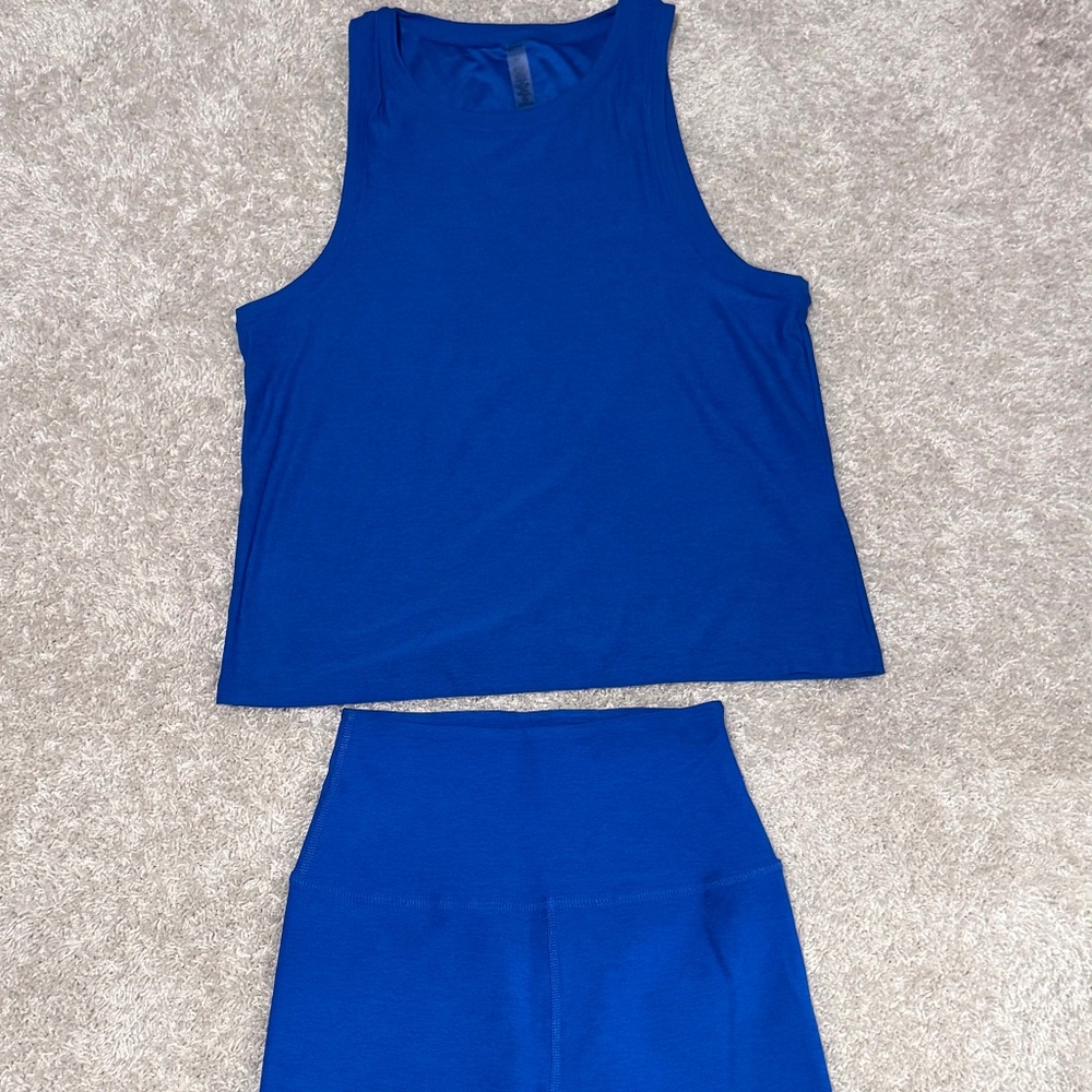 Beyond Yoga Set - Court Blue